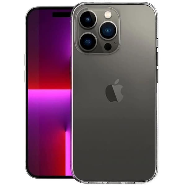 Coque til iPhone 14 PRO MAX - Silikone Gel TPU Transparent Blød Beskyttelse Ultra Tynd Phonillico® Transparent