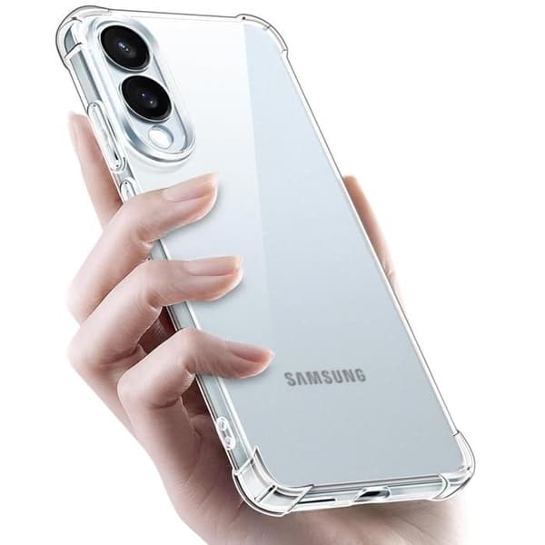 Coque til Samsung Galaxy S25 EDGE - Stødabsorberende Beskyttelse TPU Blød Transparent Phonillico® Transparent