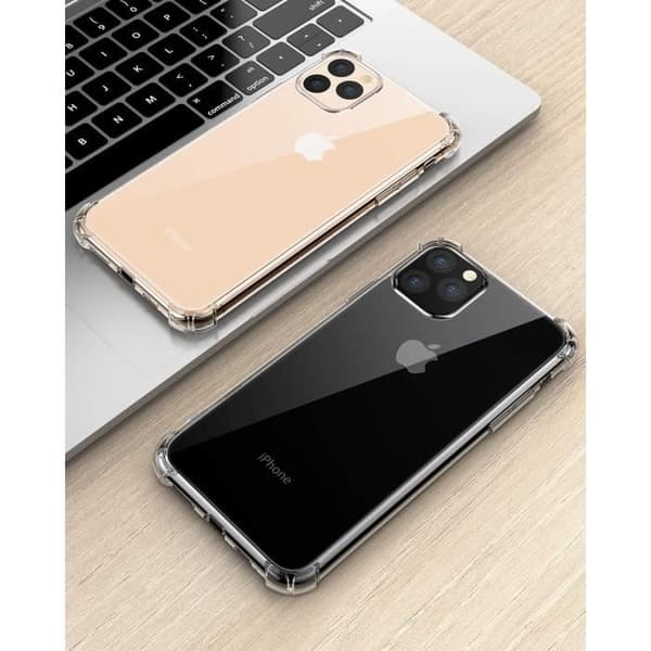 Coque Antichoc Silicone Transparent til Apple iPhone 11 PRO MAX [Phonillico®] Transparent