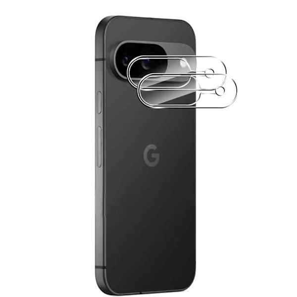 Härdat Glas - Phonillico® - Google Pixel 9 - Paket med 2 - Skydd för Bakre Kamera - Transparent Transparent