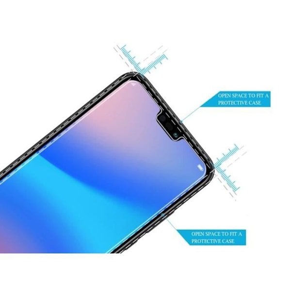 Hærdet glas kompatibelt med HUAWEI P20 LITE - Beskyttelsesfilm til skærm Phonillico®