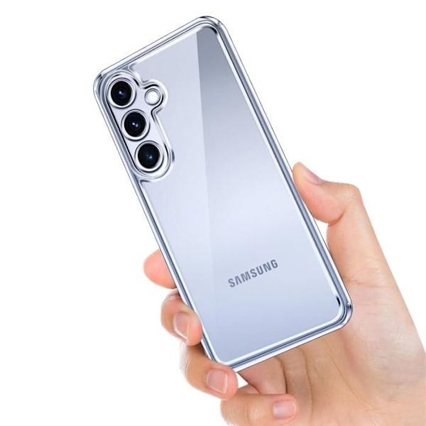 Samsung Galaxy S25:n kuori ja 2 karkaistua lasia näytönsuojakalvo Phonillico® Transparent