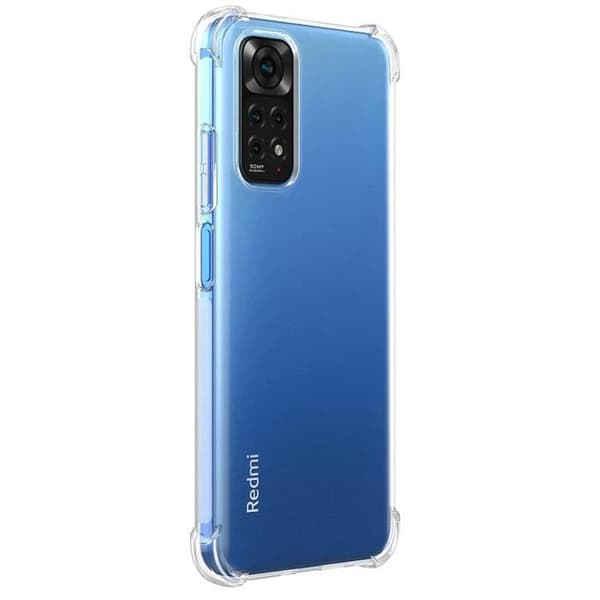 Coque til Xiaomi Redmi Note 11 Pro - Redmi Note 11 Pro 5G - Stødabsorberende Beskyttelse Silicone Blød Transparent Phonillico® Transparent