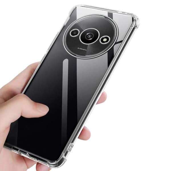 Coque til Xiaomi Redmi A3 - Stødabsorberende Beskyttelse TPU Blød Transparent Phonillico® Transparent