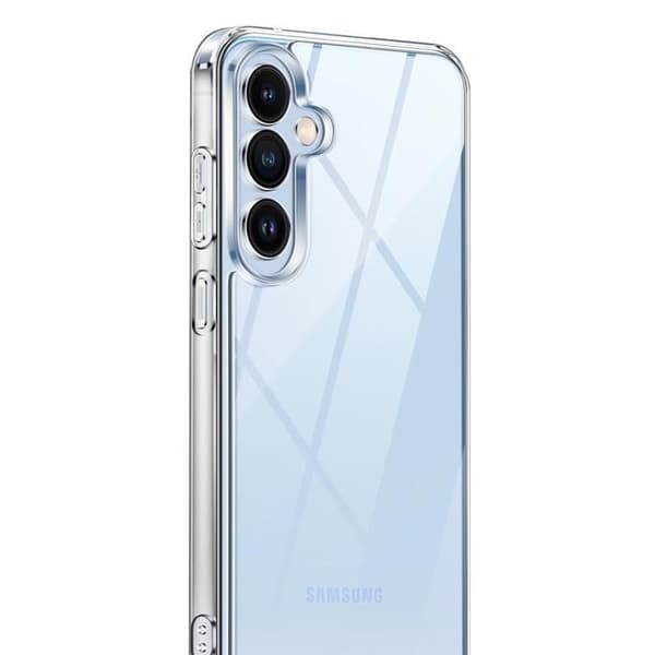 Coque til Samsung Galaxy S24 FE - Silikone Gel TPU Transparent Beskyttelse Blød Ultra Tynd Phonillico® Transparent