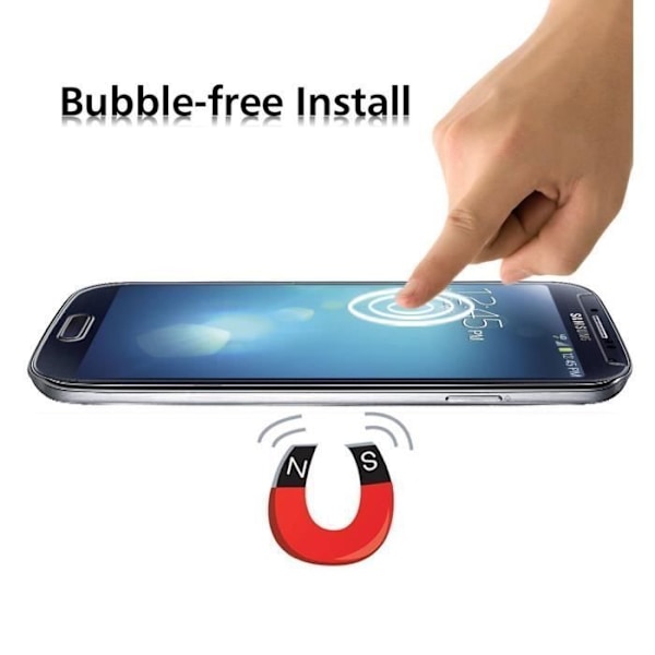 Elokuvan lasisuoja näyttö - Phonillico® - SAMSUNG GALAXY S4 - Karkaistu lasi - Erittäin kestävä - Naarmuuntumaton