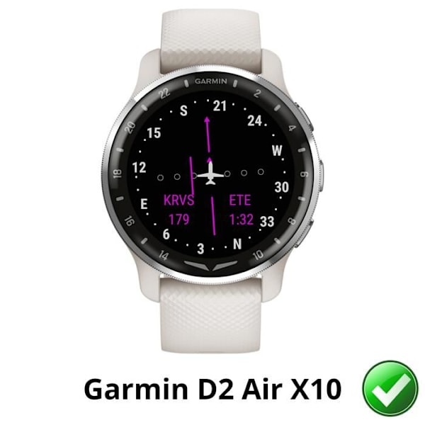 Skydd för Garmin D2 Air X10 [Pack 6] Ultra Tun Plastisk Skyddsfilm Phonillico Transparent