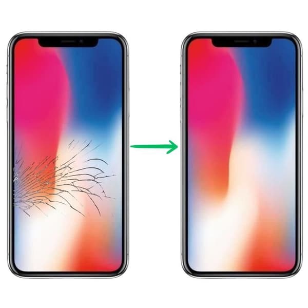 Erstatnings LCD-skærm til iPhone X – Samlet berøringsglas Phonillico®