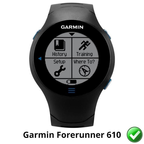 Skyddsskärm för Garmin Forerunner 610 [Pack 6] Plastfilm Starkt Ultra Tunnt Phonillico Transparent
