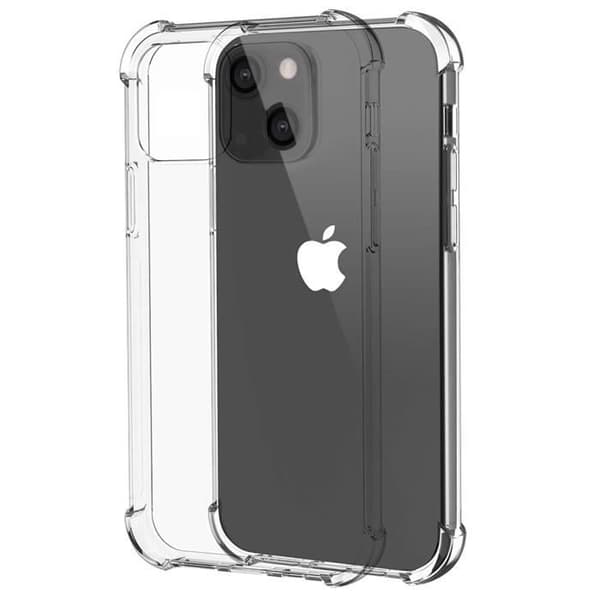 Coque til iPhone 15 PLUS - Stødabsorberende Beskyttelse Silikone Blød Transparent Phonillico® Transparent