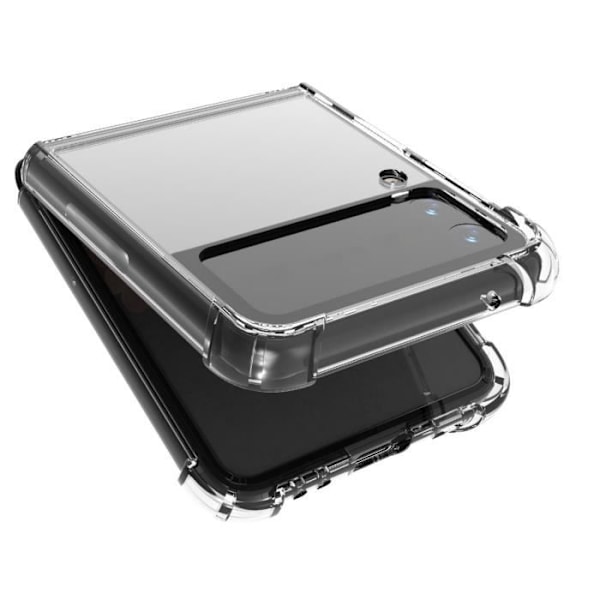 Fodral till Samsung Z FLIP 4 - Stötsäkert, skyddande, mjukt silikon, transparent Phonillico® Transparent