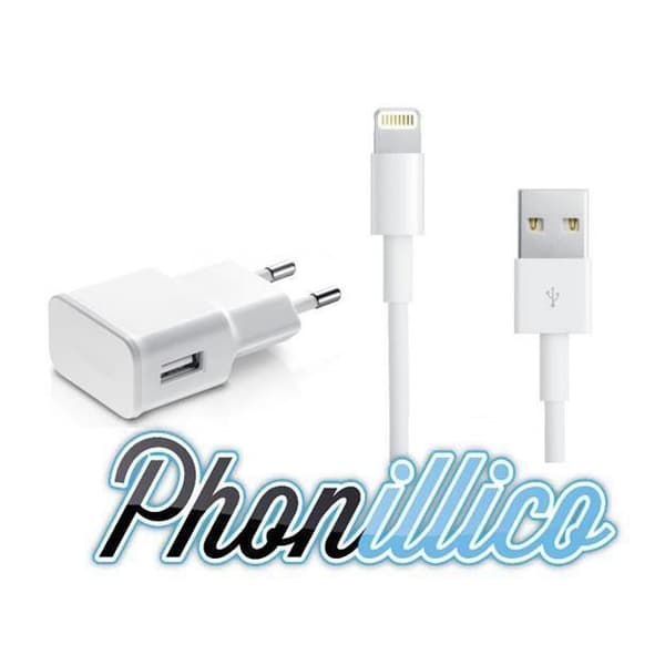 Väggladdare USB-kabel kompatibel med iPad Mini 1 Vit