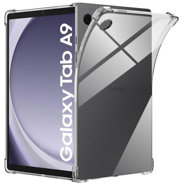 Stötsäkert fodral till Samsung Galaxy Tab A9 2023 - Transparent mjukt TPU-skydd Phonillico Transparent