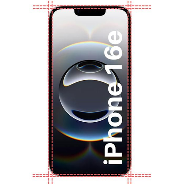 Iskunkestävä kuori - Phonillico® - iPhone 16e - Pehmeä - Läpinäkyvä - 2 Karkaistua Lasia Transparent