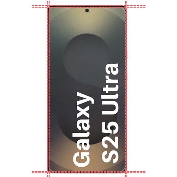 Karkaistu lasi - Phonillico - Samsung Galaxy S25 ULTRA - 4 pakkausta - Naarmunkestävä - Näytön suojus Transparent
