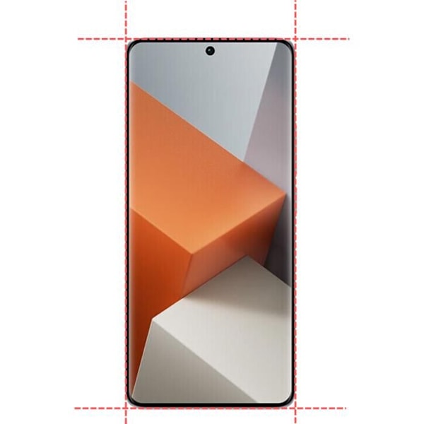 Coque Xiaomi Redmi Note 13 PRO PLUS 5G / Redmi Note 13 PRO+ 5G ja 2 Karkaistua Lasia Näytön Suojakalvo Phonillico® Transparent