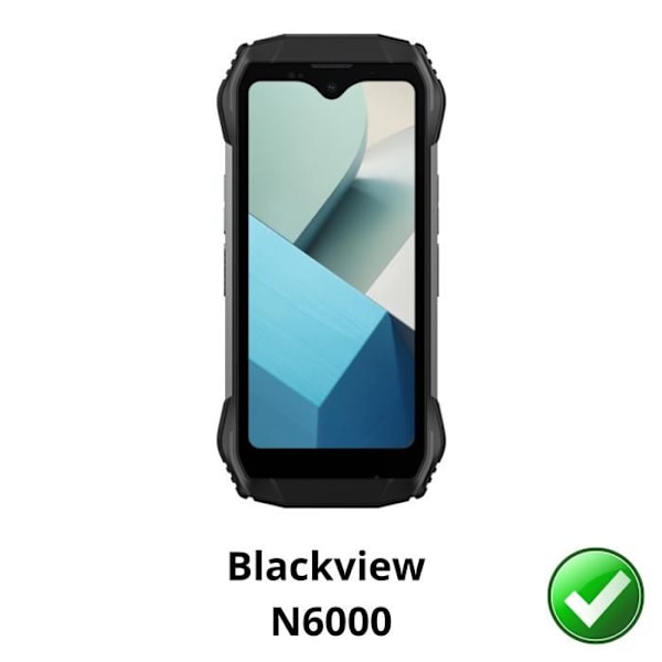 Skærmbeskyttelse - Phonillico - Blackview N6000 - Pakke 2 - Ultra Tynd - Ridsefast Transparent