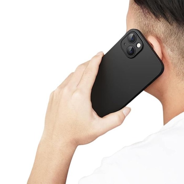 Svart TPU-skal till iPhone 16 PRO MAX - Silikongel Ultratunt Mjukt Skydd Phonillico® Svart