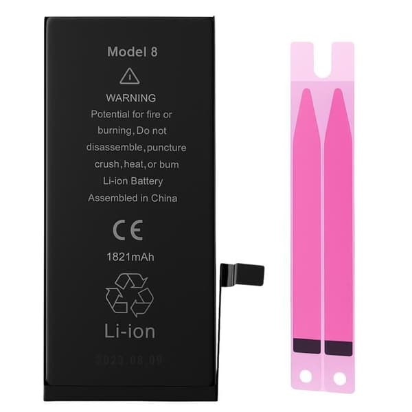 Batteri til iPhone 8 - Erstatningsbatteri 1821mAh Lithium-ion Phonillico®