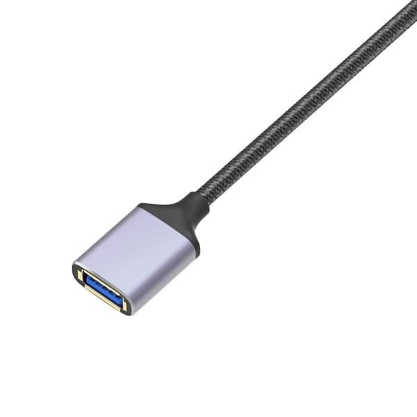 USBC-C til USB 3.0 OTG-adapter kompatibel med tablet, smartphone og computer til USB-nøgle, controller, eksternt drev, keyboard, mus