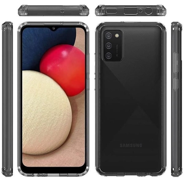 Coque til Samsung A02S - Transparent Blød TPU Silikone Gel Ultra Tynd Phonillico®