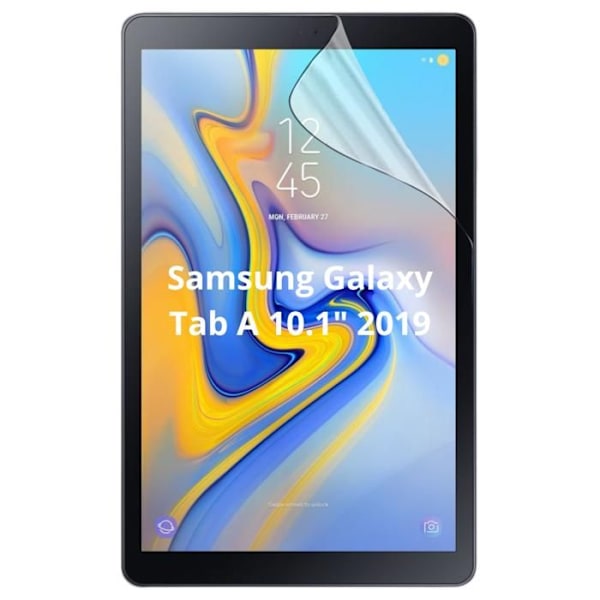Skärmskydd - Phonillico - Samsung Galaxy Tab A 10,1" (2019) - Pack 2 - Repellerande mot repor - Ultra tunn