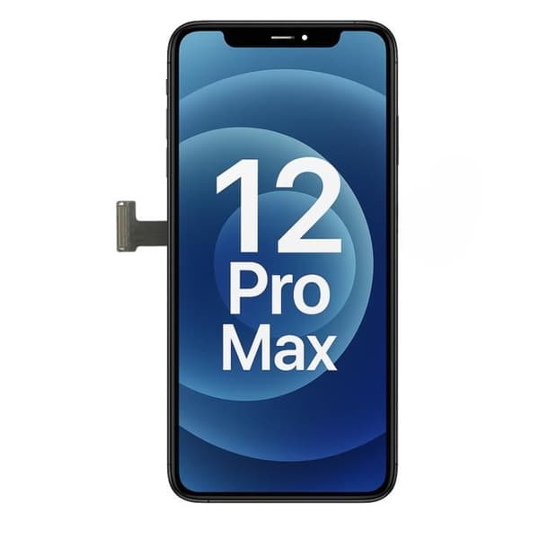 Erstatnings LCD-skærm til iPhone 12 PRO MAX – Samlet touchglas Phonillico®