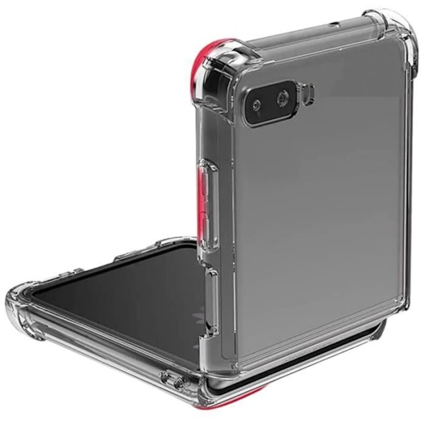 Fodral till Samsung Galaxy Z FLIP 5 - Stötsäkert, skyddande, mjukt silikon, transparent Phonillico®