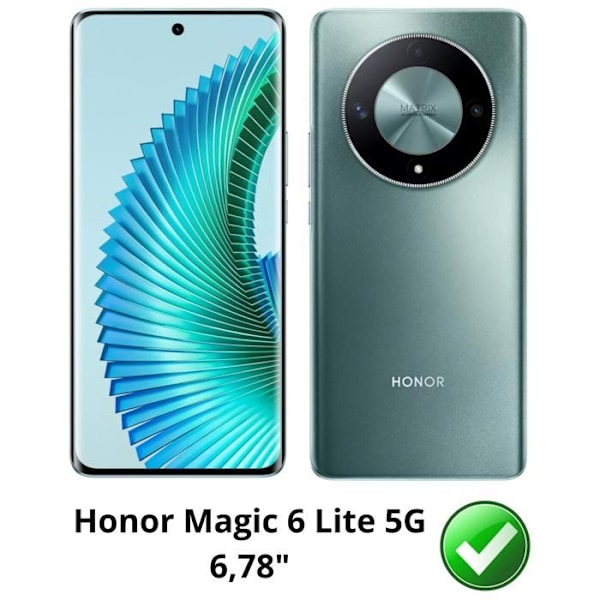 Coque - Phonillico® - Honor Magic 6 Lite 5G - Iskunkestävä - Joustava TPU - Läpinäkyvä Transparent