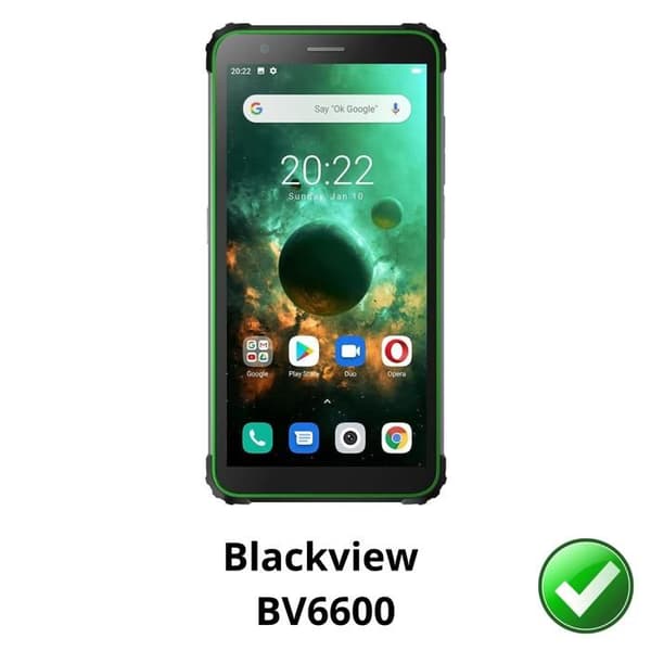 Skyddsglas för Blackview BV6600 [Pack 2] Ultra Tunn Plastskydd Phonillico Transparent