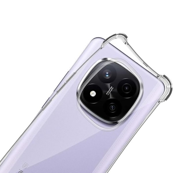 Stötsäker skal - Phonillico - Xiaomi Redmi Note 14 PRO PLUS 5G - Flexibel - Transparent - Förstärkt Transparent