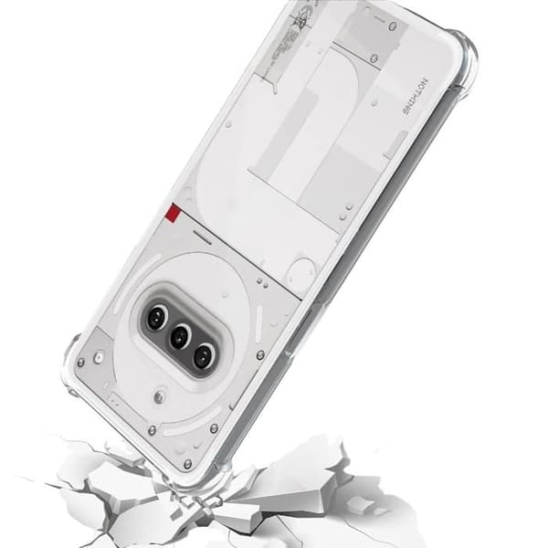 Coque til Nothing Phone 3a - Stødabsorberende Beskyttelse TPU Blød Transparent Phonillico® Transparent