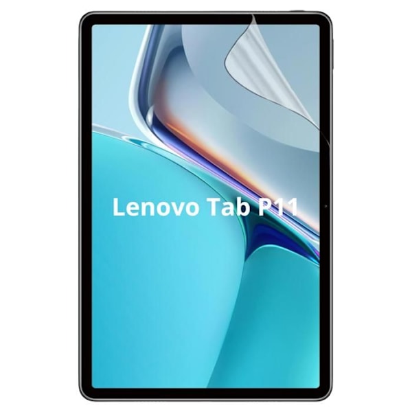 Beskyttelsesfilm til Lenovo Tab P11 [Pakke 2] Ultra Tynd Plastbeskyttelsesskærm Phonillico