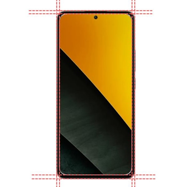 Härdat Glas - Phonillico® - Xiaomi Poco M7 Pro 5G - Paket med 2 - Reptålig - Transparent Transparent