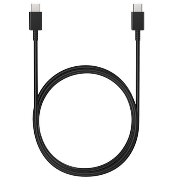 USB-C USB-C Kabel Svart 1m för Samsung Galaxy Z FLIP 6 / Z FOLD 6 / Z FLIP 5 / Z FOLD 5 Phonillico® Svart