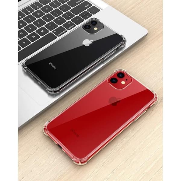 Stødabsorberende Transparent Silikone Cover til Apple iPhone 11 [Phonillico®] Transparent