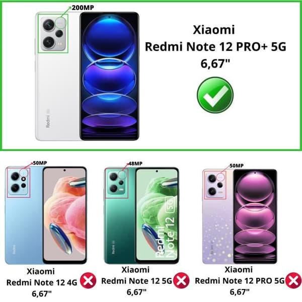 Coque til Xiaomi Redmi Note 12 PRO PLUS 5G - Redmi Note 12 PRO+ 5G - Sort portefeuille med magnetisk klap Phonillico® Svart