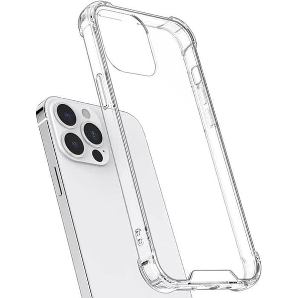 Coque til iPhone 15 PRO - Stødabsorbent Beskyttelse Silikone Blød Transparent Phonillico®