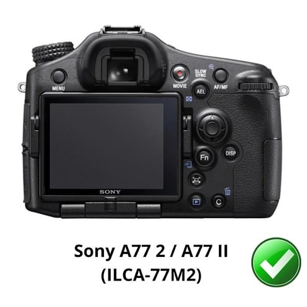 Näyttösuoja - Phonillico - Sony A77 2-A77 II-A77II - 3 pakkaus - Kestävä - Ultra ohut