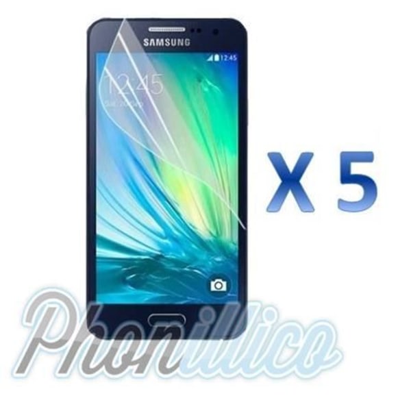 Lot 5 Filmer Skärmskydd Samsung Galaxy J5 Phonillico® Transparent