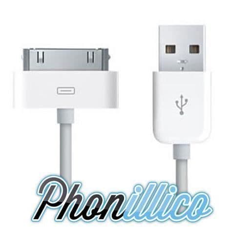 USB-kabel til oplader kompatibel med iPhone 3G og 3GS