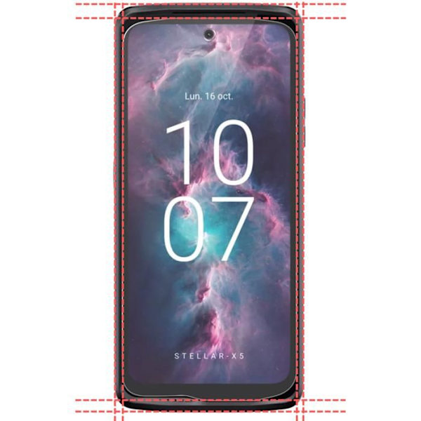 Näyttösuojus - Phonillico® - Crosscall Stellar X5 - Karkaistu Lasi - 4 Pakkausta - Naarmuuntumaton Transparent