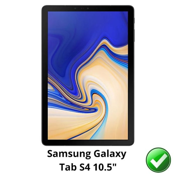 Skyddsskärm för Samsung Galaxy Tab S4 10.5" [Pack 2] Plastfilm skyddande ultra tunn Phonillico