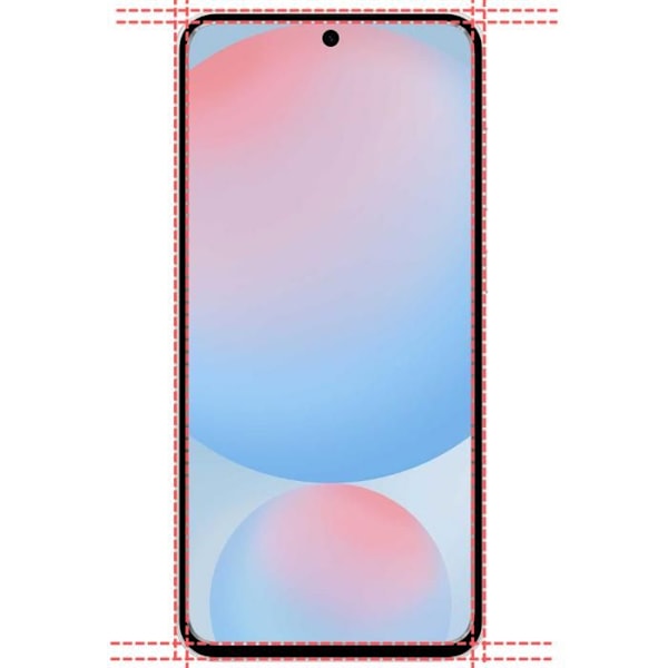 Stødabsorberende cover - Phonillico® - Samsung Galaxy S24 FE - 1 Cover + 2 Tempered Glas - Transparent - Fleksibel Transparent