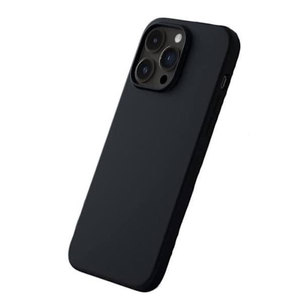 Coque Noir til iPhone 15 PRO - Silikone Gel TPU Beskyttelse Blød Ultra Tynd Phonillico®