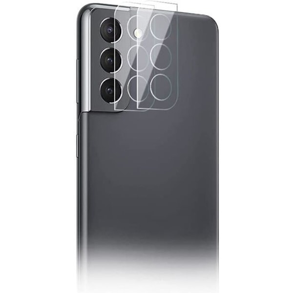 Skydds kamera - Phonillico - Samsung S21 FE 5G - Paket med 2 - Härdat glas - Transparent Transparent