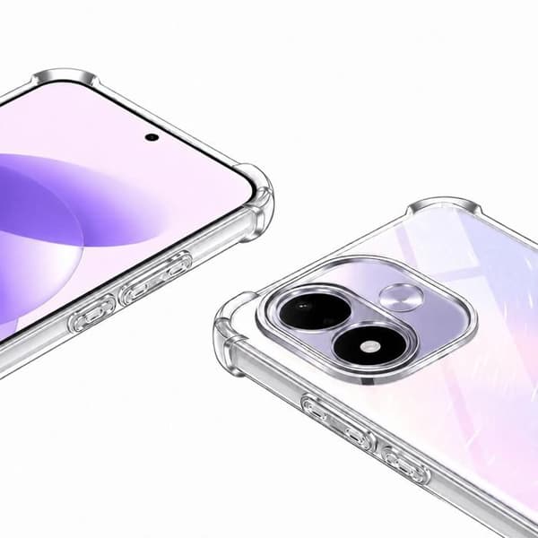 Skyddsfodral för Xiaomi Redmi Note 17 - Stötsäker Transparent TPU Skydd Phonillico® Transparent