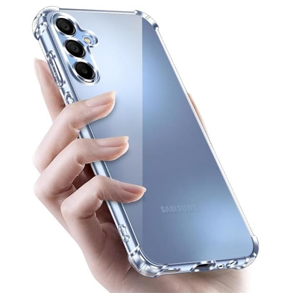 Coque - Phonillico® - Samsung Galaxy A16 4G / 5G - Antichok - Blød - Gennemsigtig Transparent