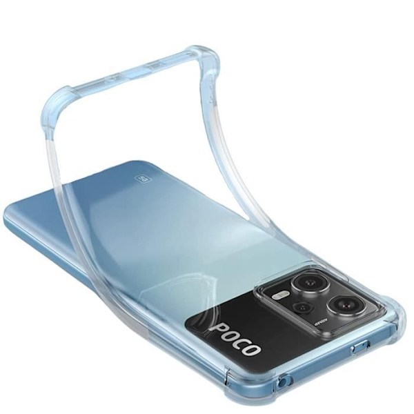 Fodral till Xiaomi Poco X5 5G - Stötsäkert skydd TPU Soft Transparent Phonillico®