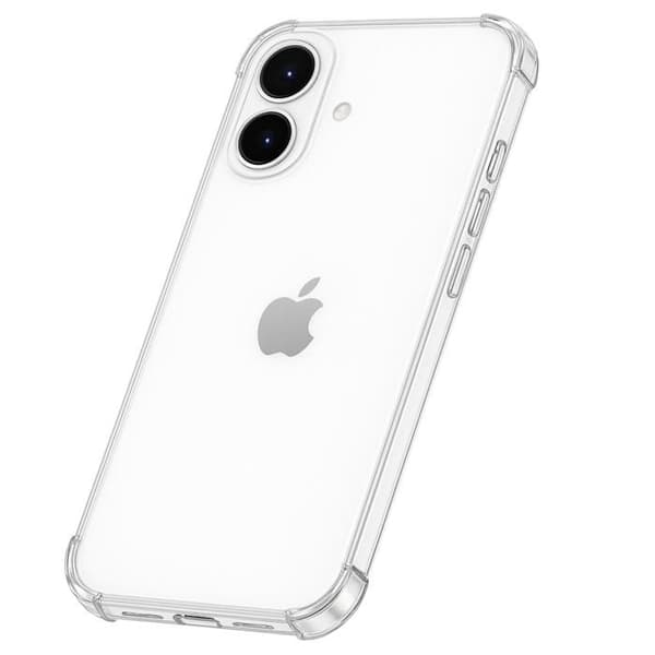 Coque til iPhone 17 - Stødabsorberende Beskyttelse Silikone Blød Transparent Phonillico® Transparent